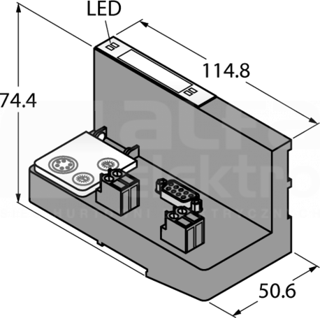 BL20-GW-DPV1 Bramka systemu zdalnych I/O BL20