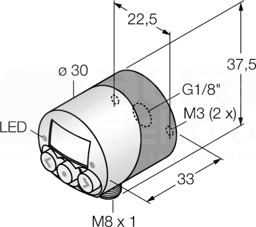 PK01VR-N12AL-2UP8X-V1141 Czujnik ciśnienia