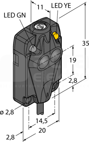 Q10AP6D Czujnik fotoelektryczny