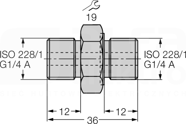 PCV-G1/4A4 Adapter do czujników