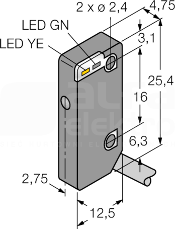 VS4AP5R Czujnik fotoelektryczny