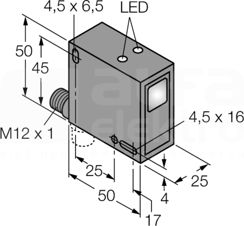 QC50A3P6XDWQ Czujnik fotoelektryczny