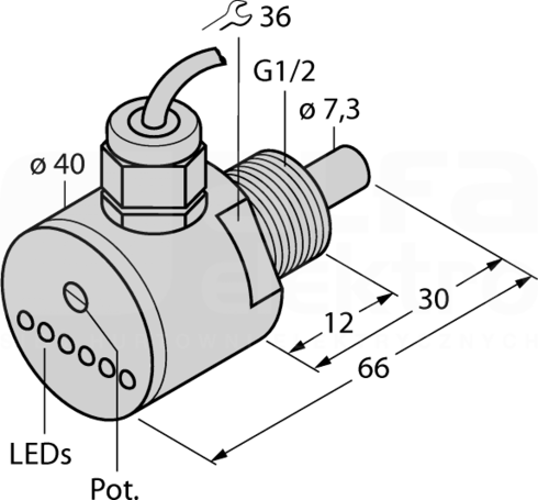 FCS-G1/2DY-AP8X Czujnik przepływu