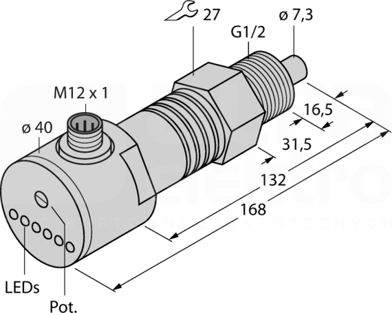 FCS-GL1/2A4-AP8X-H1141/D090 Czujnik przepływu