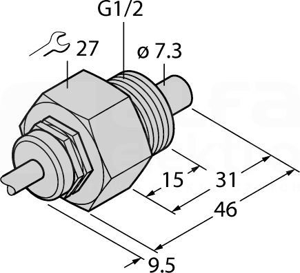FCS-G1/2HB2-NA Czujnik przepływu