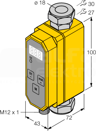 FTCI-18D15A4P-LIUP8X-H1141 Czujnik przepływu