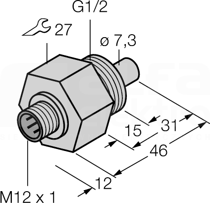 FCS-G1/2A4-NAEX-H1141 Czujnik przepływu