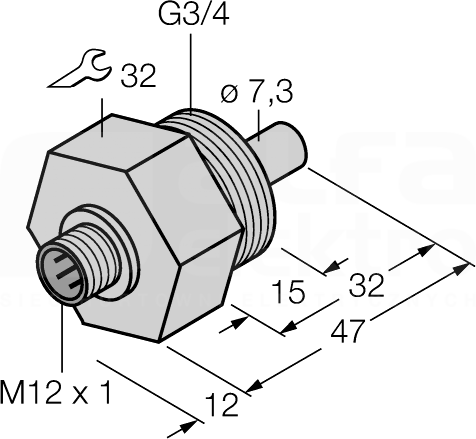 FCS-G3/4A4-NA-H1141 Czujnik przepływu