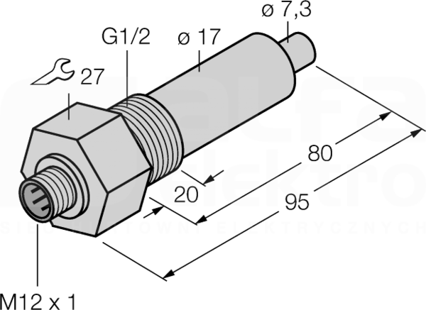 FCS-G1/2A4-NA-H1141/L080 Czujnik przepływu