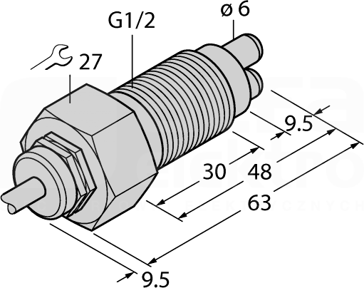 FCS-GL1/2A2-NA/A Czujnik przepływu