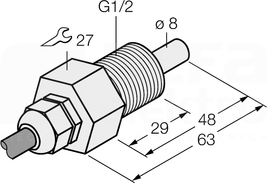 FCS-GL1/2T-NA Czujnik przepływu