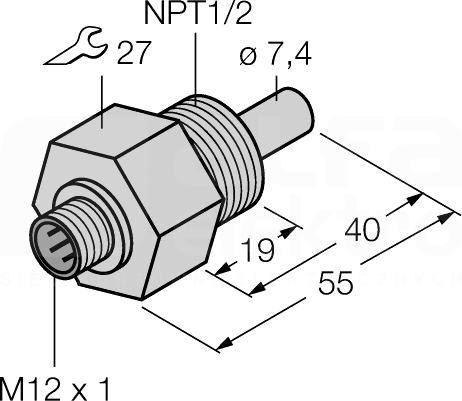 FCS-N1/2A4-NAEX-H1141 Czujnik przepływu