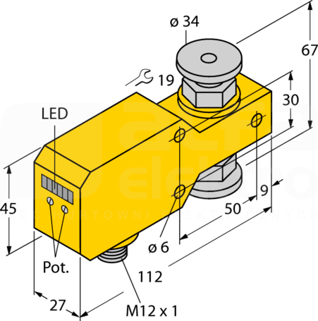 FCI-34D10A4P-LIX-H1141 Czujnik przepływu