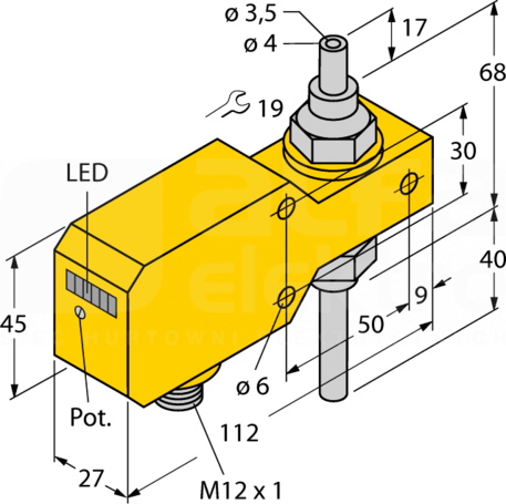 FCI-TCD04A4P-ARX-H1140 Czujnik przepływu