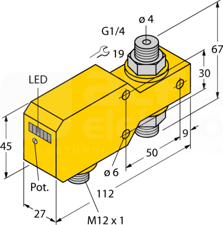 FCI-D04A4P-ARX-H1140 Czujnik przepływu