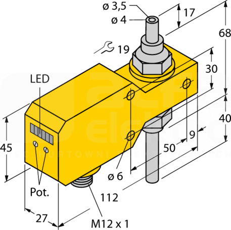 FCI-TCD04A4P-LIX-H1141 Czujnik przepływu