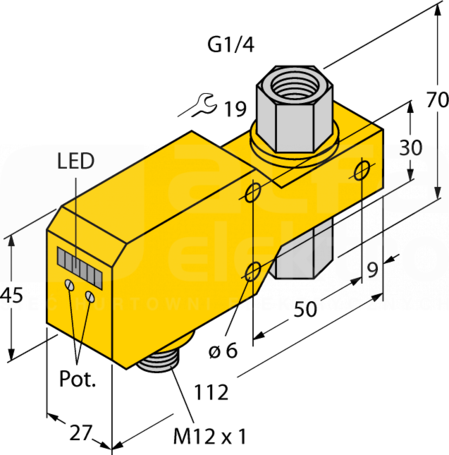 FCI-D06CTP-LIX-H1141 Czujnik przepływu