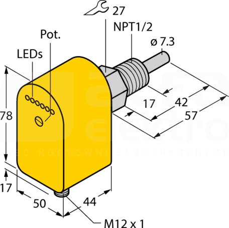 FCS-N1/2A4P-AP8X-H1141 Czujnik przepływu