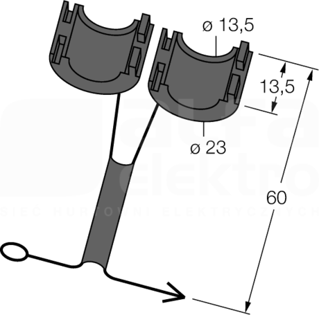 SC-M12/3GD Uchwyt montażowy