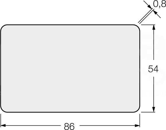 TW-L86-54-C-B128 Karta dostępu