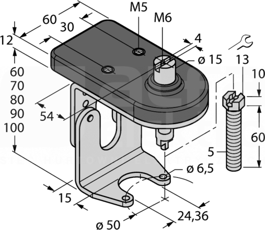 BTS-DSU35-ZF05-M5 Uchwyt montażowy