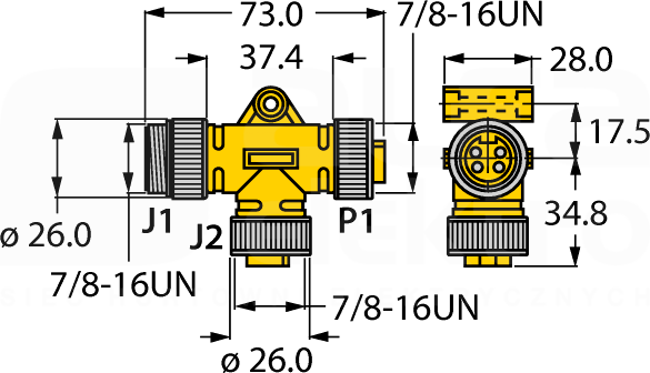 RKM40-RKM40-L-RSM40 Akcesoria dla systemów sieciowych