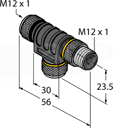 VT2-FKM5-FKM5-FSM5 Trójnik