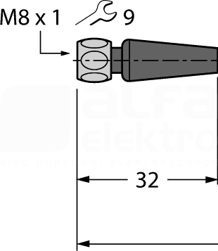 PKGH3M-2/TFE Przewód czujnikowy
