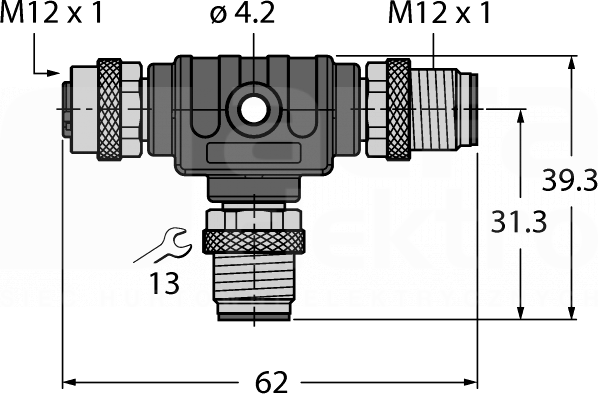RKSW-2RSSW45-0002 Akcesoria dla systemów sieciowych-rozdzielacz T