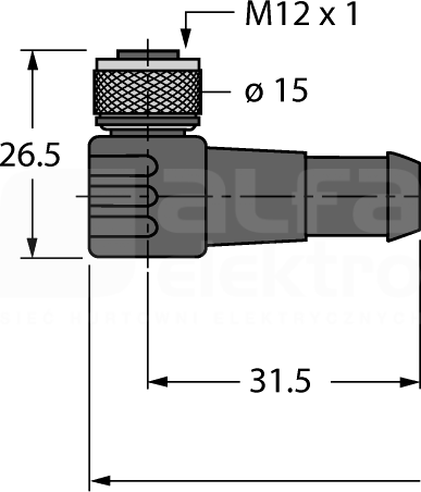 WK4.5T-2/S2503 Kabel przyłączeniowy systemu RFID