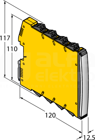 IMX12-AO01-1I-1I-H0/ 24VDC Wzmacniacz dwukanałowy