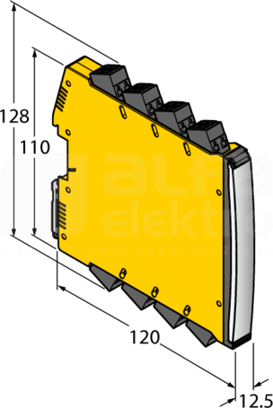 IMX12-DI03-1S-1NAM1R-0/24VDC/CC Wzmacniacz dwukanałowy