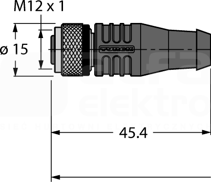 HT-WAK4-10/S2430 Złącze M12