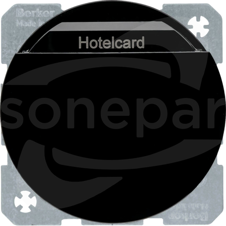 R.1/R.3/R.8 czarny Łącznik przekaźnikowy na kartę hotelową