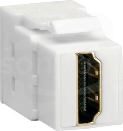 VZ20HS HDMI biały Moduł KEYSTONE przelotowe proste