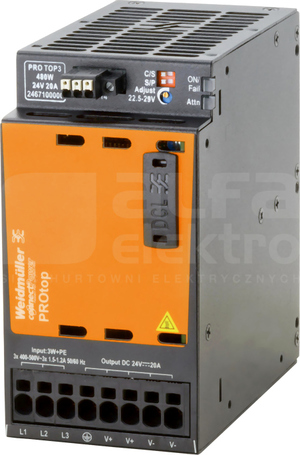 PRO TOP3 480W 24V 20A Zasilacz trójfazowy