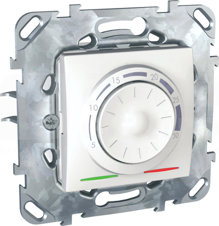 UNICA PLUS biel polarna Regulator temperatury