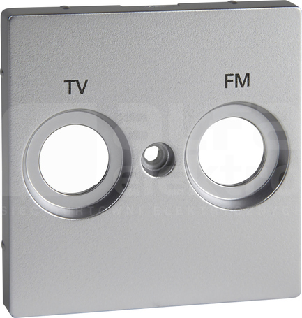 MERTEN DESIGN biały Płytka centralna gn.FM/TV
