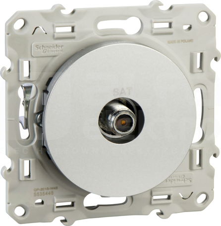 ODACE aluminium Gniazdo SAT