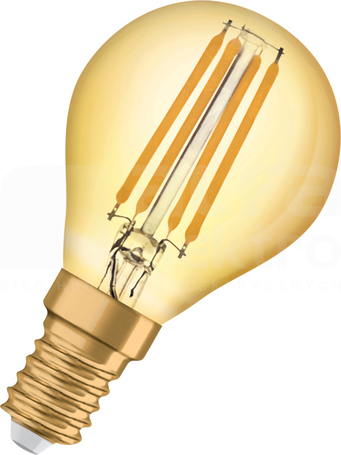 Vintage 1906 LED CL P  FIL GOLD 35  4W/825 Źródło LED VINTAGE GOLD