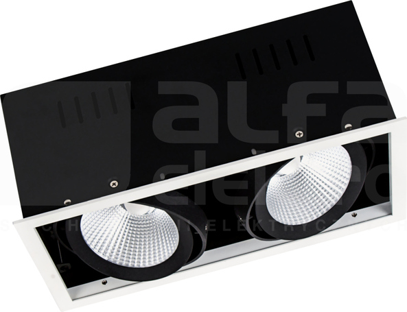 SPOT MULTI 2x30W/3000K 2 x 2700lm Downlight LED dostropowy