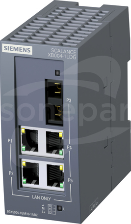 SCALANCE XB004-1LDG4x RJ45 1x single-mode S.C. Switch