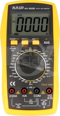 AX-582B Multimetr cyrfowy