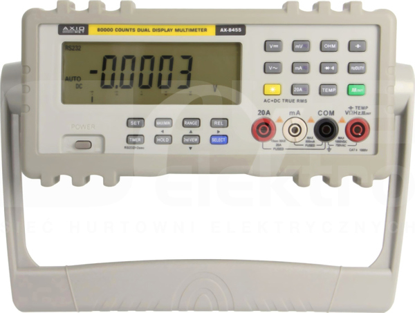 LCD 80m/800m/8/20A Multimetr stołowy