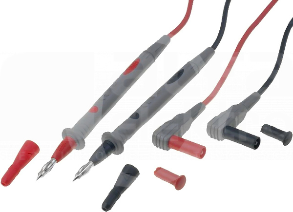 AX-TLP-001 10A 1,2m czarno-czerwony Przewód pomiarowy
