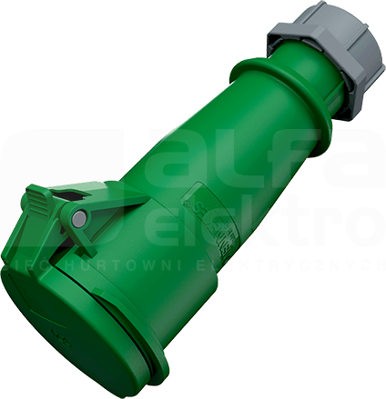 AM-TOP 32A/4P 10h 50-500V IP44 Gniazdo przenośne 1-częściowe z zaciskami śrub.