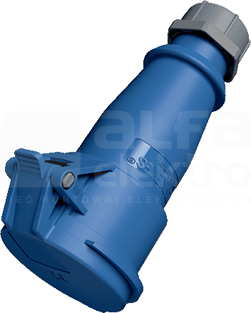 AM-TOP 32A/7P 9h 230V IP44 Gniazdo przenośne 1-częściowe z zaciskami śrub.nik