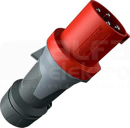 POWERTOP XTRA 63A/4P 6h 400V IP44 Wtyczka z zaciskami śrubowymi nikiel