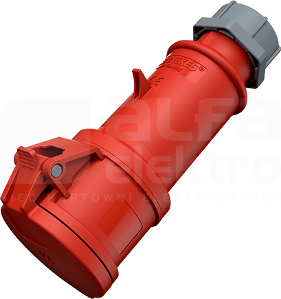 PROTOP 32A/5P 6h 400V IP44 Gniazdo przenośne 1-częściowe z zaciskami śrub.