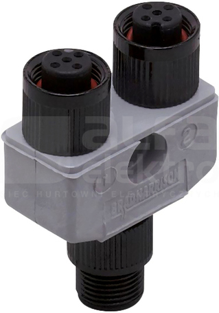 T SPLITTER M12/2xUS Rozdzielacz T